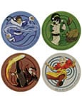 Avatar Der Herr der Elemente Untersetzer 4er-Pack