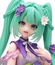 Hatsune Miku Noodle Stopper PVC Statue Flower Fairy Cosmos Purple Color Ver. 14 cm