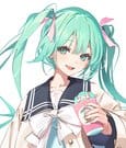 Hatsune Miku Sweet School Life PVC Figur Pure Version 18 cm