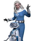 The Fantastic Four: First Steps Movie Masterpiece Actionfiguren 2er-Pack 1/6 Invisible Woman & H.E.R.B.I.E. 28 cm