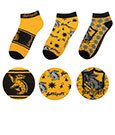 Harry Potter Knöchelsocken 3er-Pack Hufflepuff