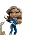 Fantastic Four Mini Co. PVC Figur Invisible Woman and Franklin 15 cm