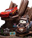 Cars Deluxe Art Scale Statue 1/10 Lightning Mcqueen & Hook 31 cm