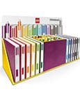 LEGO Verkaufsdisplay / Thekendisplay für Gelstifte & Notizbücher mit Stift