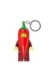 Lego Minifigur Schlüsselanhänger mit Leuchtfunktion Chili-Kostüm