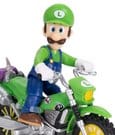 Der Super Mario Galaxy Film Actionfigur mit Rückziehmotorrad Luigi 6 cm
