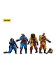 Zombie Dark Source Actionfiguren 4er-Pack Biochemical Lab Team 8 cm