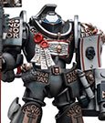 Warhammer 40k Actionfigur 1/18 Grey Knights Terminator Caddon Vibova 13 cm