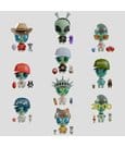 Abducted Minifiguren S1 9 cm Blind Box Display (9)