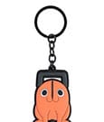Chainsaw Man Gummi-Schlüsselanhänger Pochita