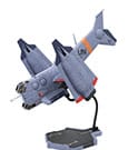 Evangelion: 3.0 You can (not) redo Plastic Model Kit 1/72 YAGR-3B UNAF Close Air Support VTOL Aircraft Pre-painted Finished Model Ver. 14 cm