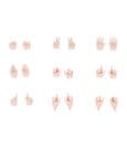 Megami Device M.S.G 09 Zubehör Set 1/1 Hand Set Skin Color B