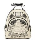 Alice in Wonderland Embroidered Floral Mini Backpack