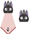 Kikis kleiner Lieferservice Pop-Up Mini-Handtuch Jiji 25 x 25 cm