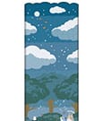 Mein Nachbar Totoro Handtuch Under the moon 34 x 80 cm
