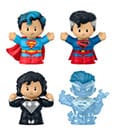 DC Comics Little People Collector Minifiguren 4er-Pack Superman: Through the Ages 7 cm