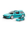 Hot Wheels Speed Series Mattel Brick Shop Bauset 1/32 Custom ’90 Honda Civic EF