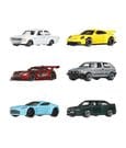 Hot Wheels Silver Series Die-Cast Fahrzeuge 6er-Pack 1/64 Euro Style
