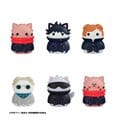 Jujutsu Kaisen Mega Cat Project Minifiguren Jujutsu Cats Shibuya Incident Ver. 3 cm Blind Box Sortiment (8) (Repeat)