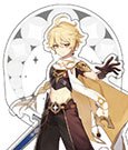 Genshin Impact Traveler Theme Series Character Acryl Figur Traveler Aether 14 cm