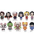 Demon Slayer: Kimetsu no Yaiba 3D PVC-Taschenanhänger Series 6 Display (24)