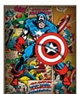 Marvel Comics Poster Set Captain America Retro 40 x 50 cm (4)