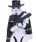 Original Stormtrooper Figur The Good,The Bad and The Trooper 18cm