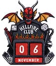 Stranger Things Ewiger Kalender Hellfire Club 15 cm
