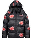 Naruto Puffer-Jacke Akatsuki Rot