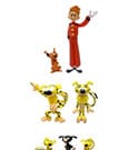 Marsupilami Minifiguren 7er-Set Characters 4 - 10 cm