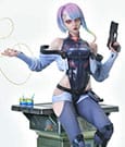 Cyberpunk: Edgerunners Real Elite Masterline Series Statue 1/4 Lucy Deluxe Version 50 cm