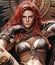 Red Sonja Throne Legacy Collection Statue 1/3 Red Sonja: Long Live the Queen 77 cm