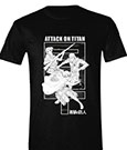 Attack on Titan T-Shirt Monochrome Trio Größe XL