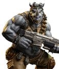 Teenage Mutant Ninja Turtles Legends Statue 1/3 Rocksteady 69 cm