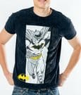 Batman T-Shirt Comic Acid Wash