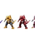 Godzilla x Evangelion Gekizou Series Statuen 4er-Pack Type-3 Kiryu Eva colour Ver. Metallic color Limited Ver. 9 cm