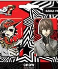 Persona 5 Royal Ansteck-Buttons Doppelpack Crow / Goro Akechi