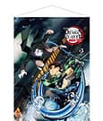 Demon Slayer: Kimetsu no Yaiba Wandrolle Mugen Train Tanjiro Vs Enmu 50 x 70 cm