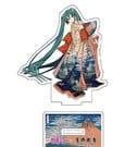 Hatsune Miku x Katsushika Hokusai iXima Die-Cut Acrylaufsteller Fine Wind, Clear Morning 10 cm (5)