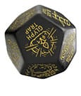 Viridian Würfel Jumbo Würfel Trap Generator Die D12 Schwarz