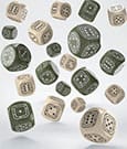 Fortress Compact D6 Würfel Set Beige&Olive (20)