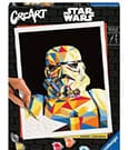 Star Wars CreArt Malen nach Zahlen Malset Stormtrooper 24 x 30 cm