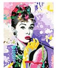 Audrey Hepburn - CreArt - Malen nach Zahlen - Malset 30 x 40 cm