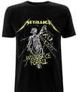 Metallica T-Shirt And Justice For All Tracks Black Größe L
