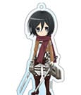 Attack on Titan Acryl Schlüsselanhänger Mikasa Holographic 8 cm