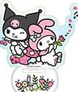 Sanrio Acryl-Aufsteller Kuromi & My Melody Holographic 6 cm
