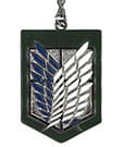 Attack on Titan Metall-Schlüsselanhänger Logo 7 cm