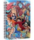 One Piece 3D-Effekt-Notizbuch Group 5 21 x 15 cm