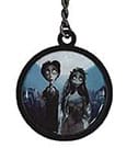 Corpse Bride Metall-Schlüsselanhänger Couple & Logo