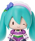 Character Vocal Series 01: Hatsune Miku Fuwa Petit Chibi Figur Hatsune Miku x Love and Berry Dress Up and Dance! Sparkly Purple 8 cm